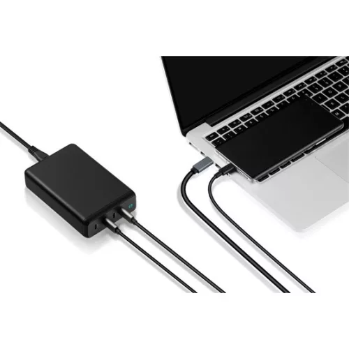 AVAX DC637 DESKY+ 4xType C (PD 3.0) 200W GaN gyorstöltő elosztó - Dobozsérült termék