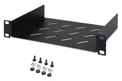 DIGITUS DN-10-TRAY-1-B 10" 1U 150mm mély fekete fix polc