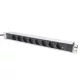 DIGITUS DN-95401 19" 1U PDU 8xCEE 7/3 schuko aljzat CEE7/7 csatlakozó 2m elosztósor