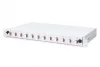 DIGITUS DN-96331-4 19" 1U 12xLC duplex OM4 toldóval pigtaillel és kötőkazettával szerelt optikai patch panel