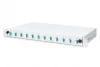 DIGITUS DN-96331/3 19" 1U 12xLC duplex OM3 toldóval pigtaillel és kötőkazettával szerelt optikai patch panel