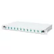 DIGITUS DN-96331/3 19" 1U 12xLC duplex OM3 toldóval pigtaillel és kötőkazettával szerelt optikai patch panel