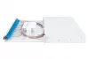 DIGITUS DN-96332/9 19" 1U 24xLC duplex OS2 toldóval pigtaillel és kötőkazettával szerelt optikai patch panel