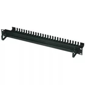 CONTEG Kábelrendező fésűs, kefés elemmel 19" 85mm
