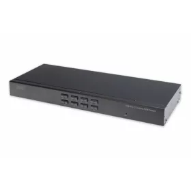   DIGITUS 8 port Combo KVM switch - 1 user - 8 PCs - IP function module slot