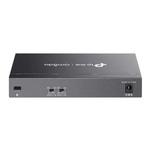 TP-LINK OMADA Switch 6x1000Mbps(3xPOE+/1xPOE++) Fémházas, DS106GPP