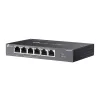 TP-LINK OMADA Switch 6x1000Mbps(3xPOE+/1xPOE++) Fémházas, DS106GPP