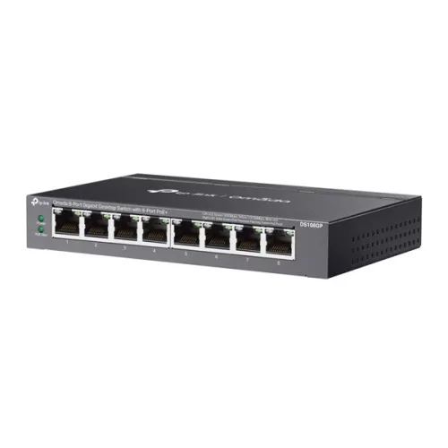 TP-LINK OMADA Switch 8x 1000Mbps PoE+ Unmanaged DS108GP