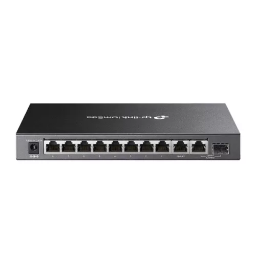 TP-LINK OMADA Switch 9x1000Mbps(8xPOE+) + 1xGigabit SFP Fémházas, DS110GMP