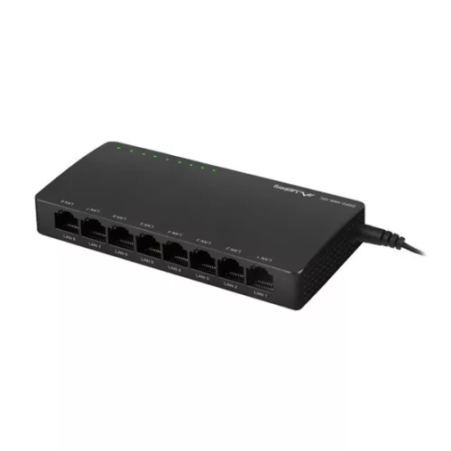 Lanberg DSP2-1008-12V nem menedzselhető asztali Switch