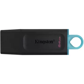   KINGSTON Pendrive 64GB, DT Exodia USB 3.2 Gen 1 (fekete-kékeszöld)