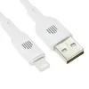 Dviced Cable USB-A to Lightning silicone 1,25m - White
