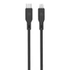 Dviced Cable USB-C to Lightning silicone 1,25m - Black