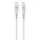 Dviced Cable USB-C to Lightning silicone 1,25m - White
