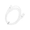 Dviced Cable USB-A to USB-C silicone 1,25m - White