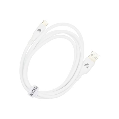 Dviced Cable USB-A to USB-C silicone 1,25m - White