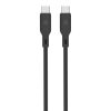 Dviced Cable USB-C to USB-C silicone 1,25m - Black