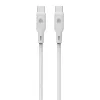 Dviced Cable USB-C to USB-C silicone 1,25m - White