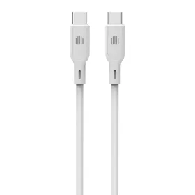 Dviced Cable USB-C to USB-C silicone 1,25m - White