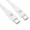 Dviced Cable USB-C to USB-C silicone 1,25m - White