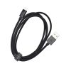 Dviced Cable USB-A to Lightning Nylon Textile 1,25m - Black