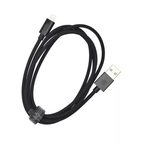 Dviced Cable USB-A to Lightning Nylon Textile 1,25m - Black