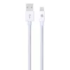 Dviced Cable USB-A to Lightning Nylon Textile 1,25m - White