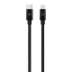 Dviced Cable USB-C to Lightning Nylon Textile 1,25m - Black