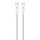 Dviced Cable USB-C to USB-C Nylon Textile 1,25m - White