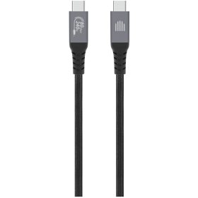   Dviced USB4 Braided Cable, 80 Gbps, 240 W, (Thunderbolt compatible), 1m - Black