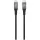 Dviced USB4 Braided Cable, 80 Gbps, 240 W, (Thunderbolt compatible), 1m - Black