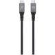 Dviced USB4 Braided Cable, 80 Gbps, 240 W, (Thunderbolt compatible), 1m - Black