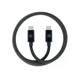   Dviced Magnetic Braided Cable USB-C to USB-C, 1,25m - Dark Grey