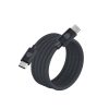 Dviced Magnetic Braided Cable USB-C to USB-C, 1,25m - Dark Grey