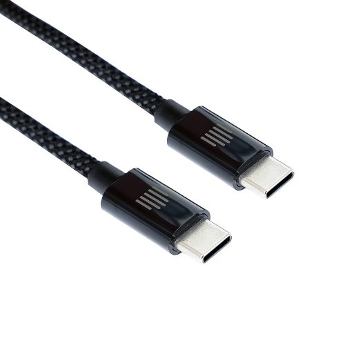 Dviced Magnetic Braided Cable USB-C to USB-C, 1,25m - Dark Grey