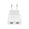 Dviced Slim Wall charger 45W GaN 2 USB-C EU - White