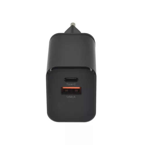 Dviced Wall charger 35W GaN 1 USB-A, 1 USB-C EU - Black