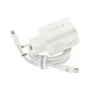 Dviced Wall charger 35W GaN 1 USB-A, 1 USB-C EU w cable - White