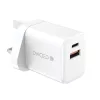 Dviced Wall charger 35W GaN 1 USB-A, 1 USB-C UK - White