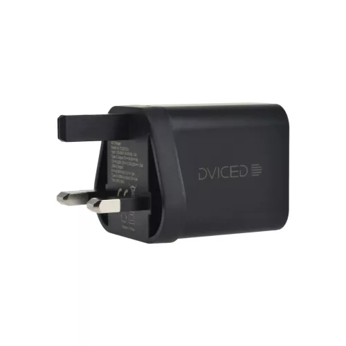 Dviced Wall charger 35W GaN 1 USB-A, 1 USB-C UK - Black