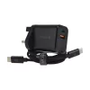 Dviced Wall charger 35W GaN 1 USB-A 1 USB-C UK w cable - Black