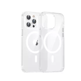 Dviced Magsafe iPhone 15 Pro Max clear case - White