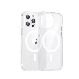 Dviced Magsafe iPhone 15 Pro Max clear case - White