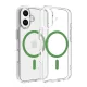 Dviced Magsafe iPhone 16  clear case - Green