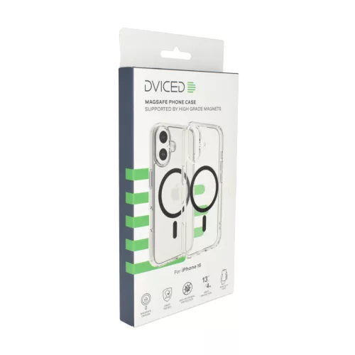 Dviced Magsafe iPhone 16  clear case - Black