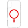 Dviced Magsafe iPhone 16 Plus clear case - Red