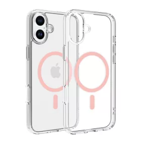 Dviced Magsafe iPhone 16 Plus clear case - Pink
