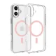 Dviced Magsafe iPhone 16 Plus clear case - Pink