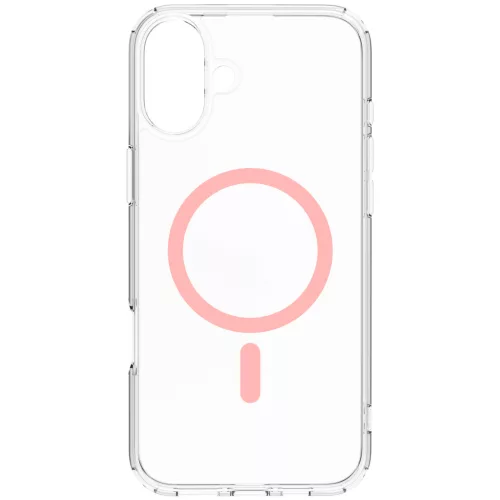 Dviced Magsafe iPhone 16 Plus clear case - Pink