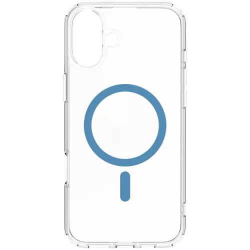 Dviced Magsafe iPhone 16 Plus clear case - Blue